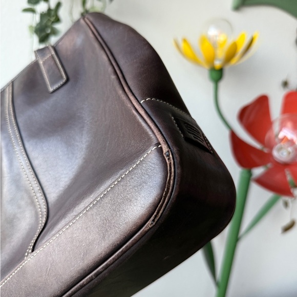 Vintage Coach Brown Hampton Lunch Tote - Picture 9 of 11